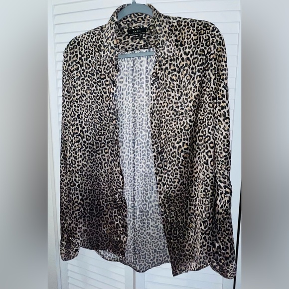 Zara Shirts Zara Leopard Print Tshirt Just Wore It One Poshmark